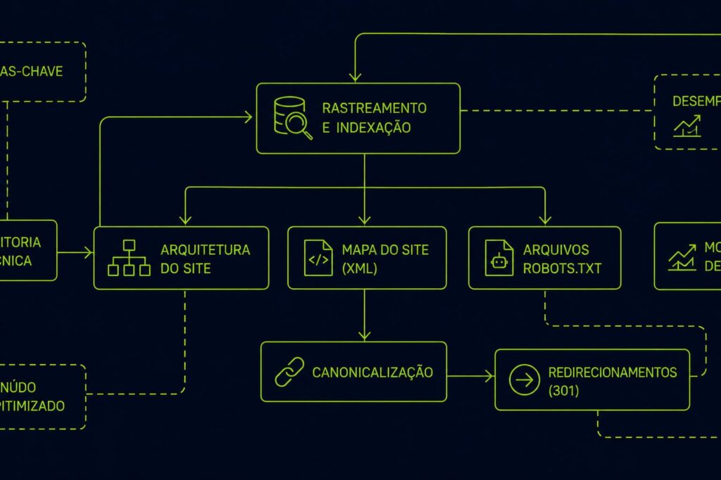 Fluxograma de SEO técnico